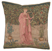 Menestrel French Tapestry Cushion by William Morris