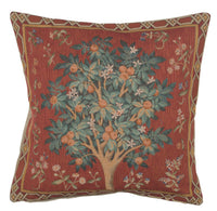 Orange Tree Large French Tapestry Cushion by William Morris