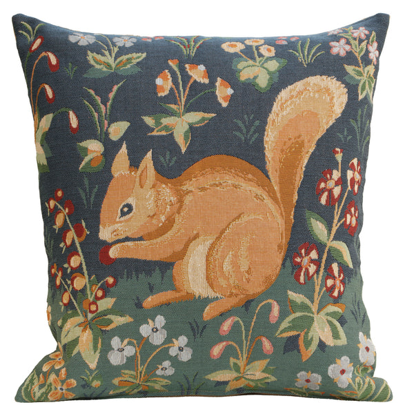 Tree Squirrel French Tapestry Cushion