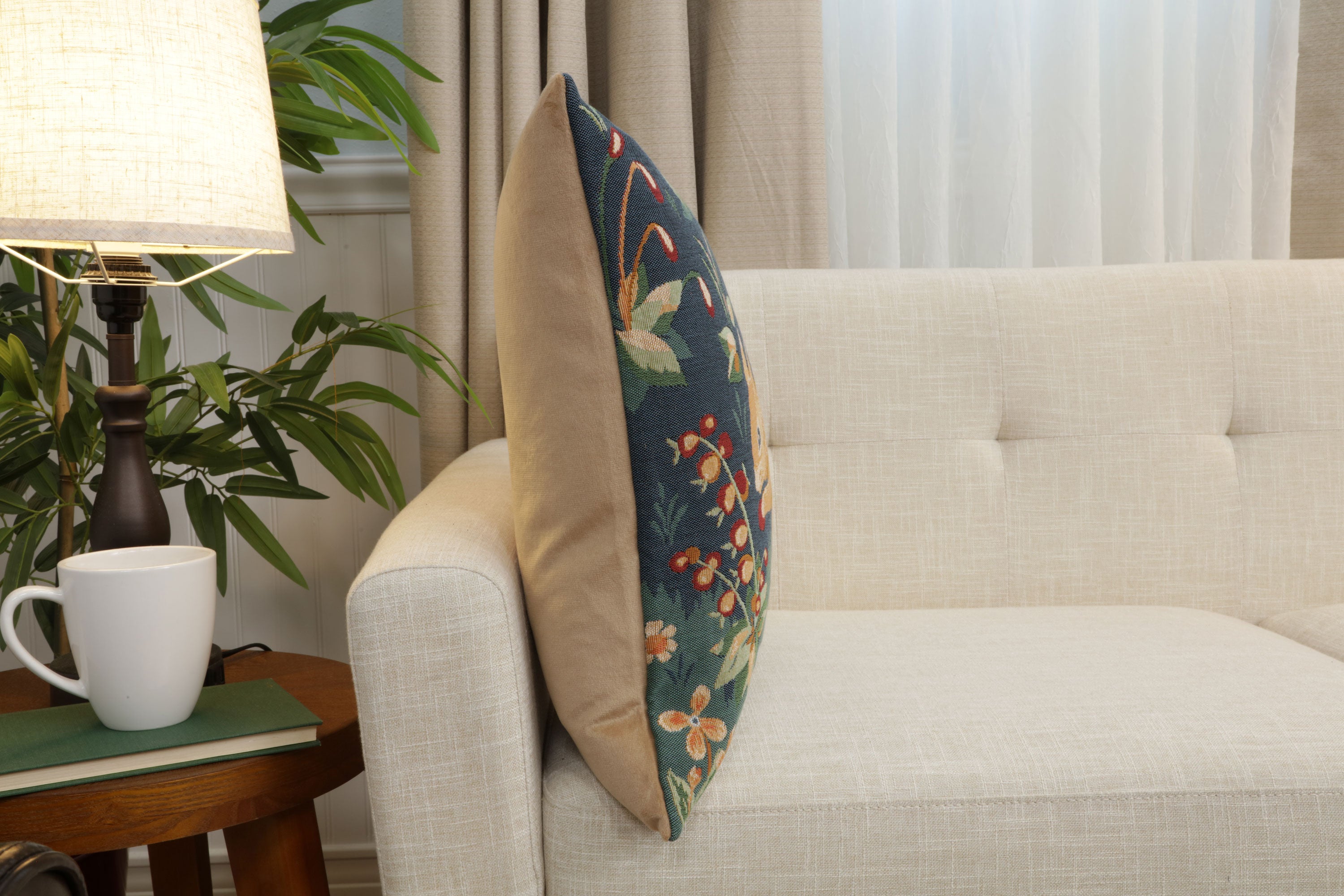 Tree Squirrel French Tapestry Cushion