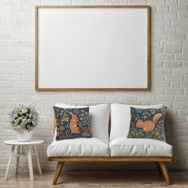Tree Squirrel French Tapestry Cushion