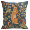 Medieval Rabbit Upright French Tapestry Cushion