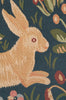Medieval Rabbit Running French Tapestry Cushion