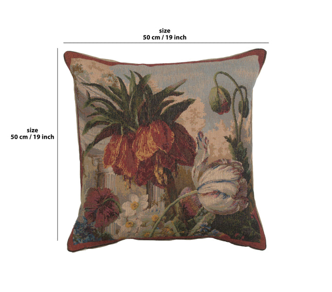 Fleur Exotique French Tapestry Cushion