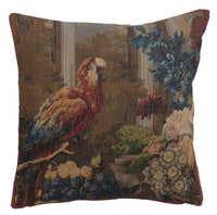Perroquet French Tapestry Cushion by Jan Frans  Van Dael