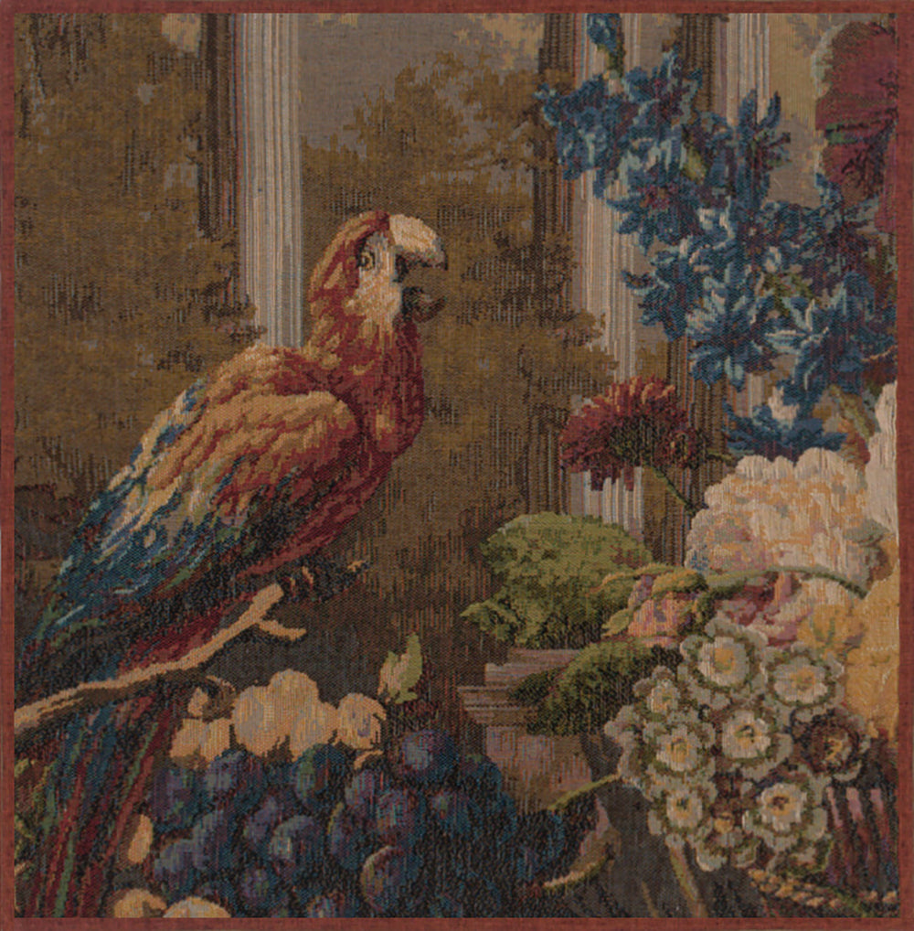 Perroquet French Tapestry Cushion