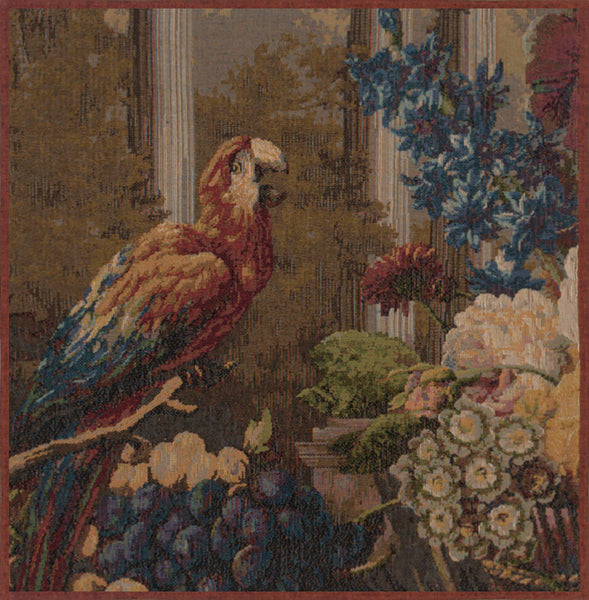 Perroquet French Tapestry Cushion