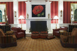 Poppy Red Belgian Tapestry