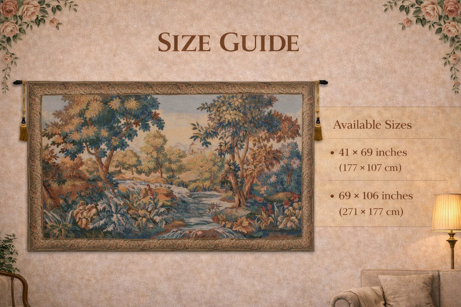 Verdure Aubusson Belgian Tapestry