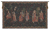 Courtly Scene Galanteries Belgian Tapestry