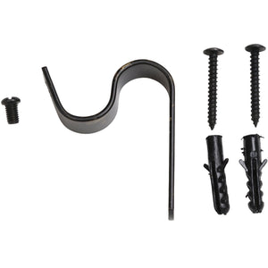 Fancy Feather Antique Black 48-84 Tapestry Rod