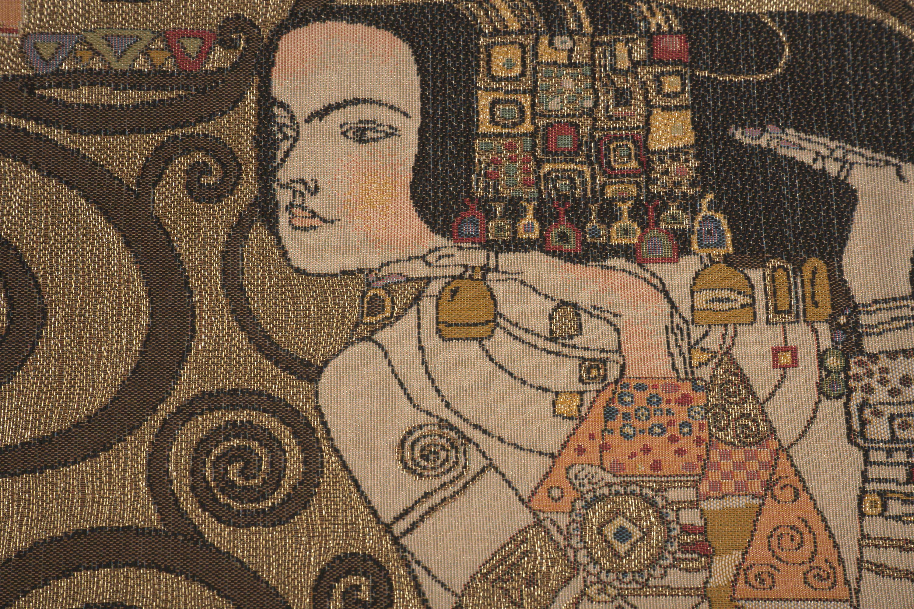 Klimt Or - L'Attente French Tapestry Cushion
