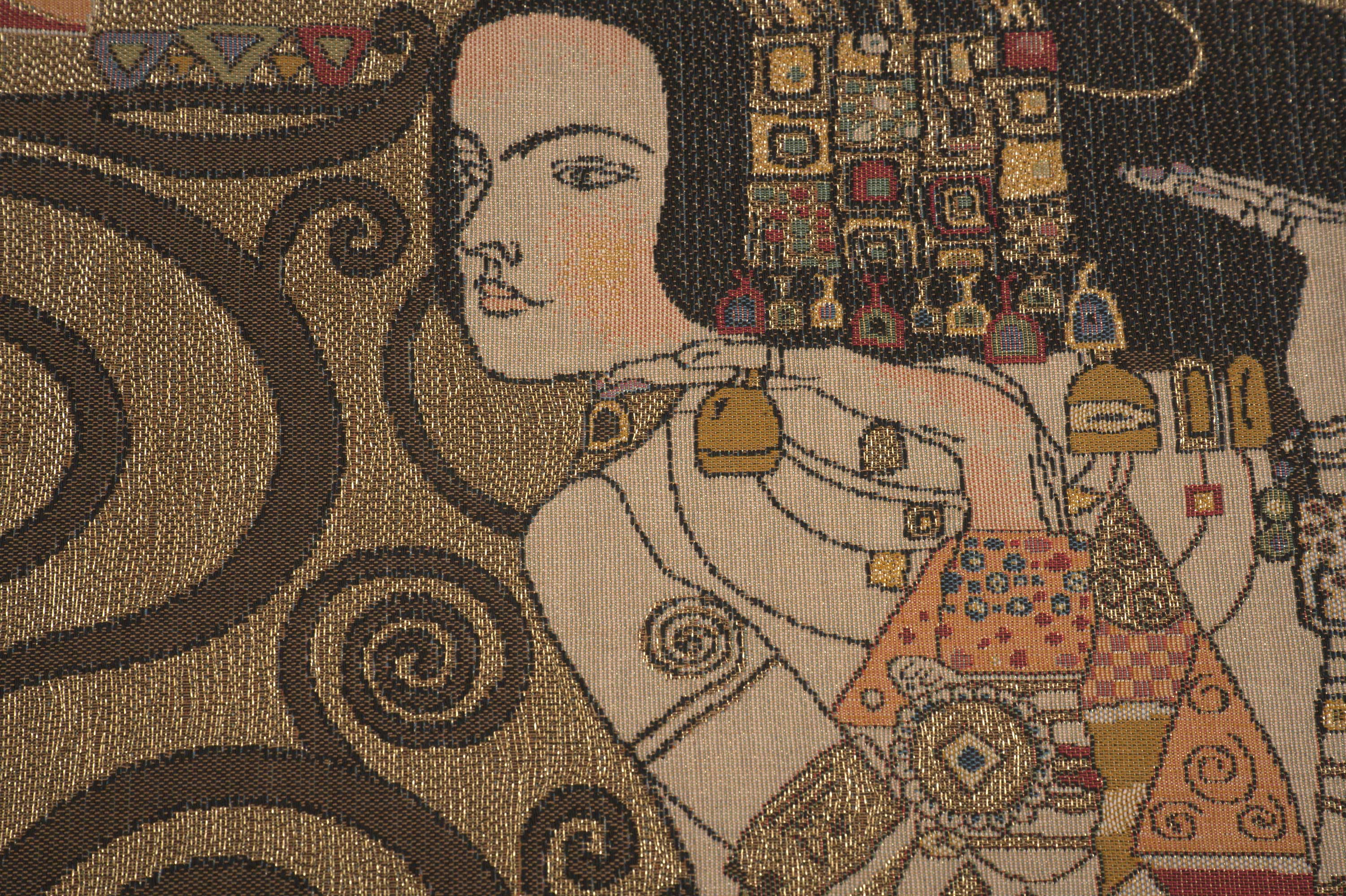 Klimt Or - L'Attente French Tapestry Cushion