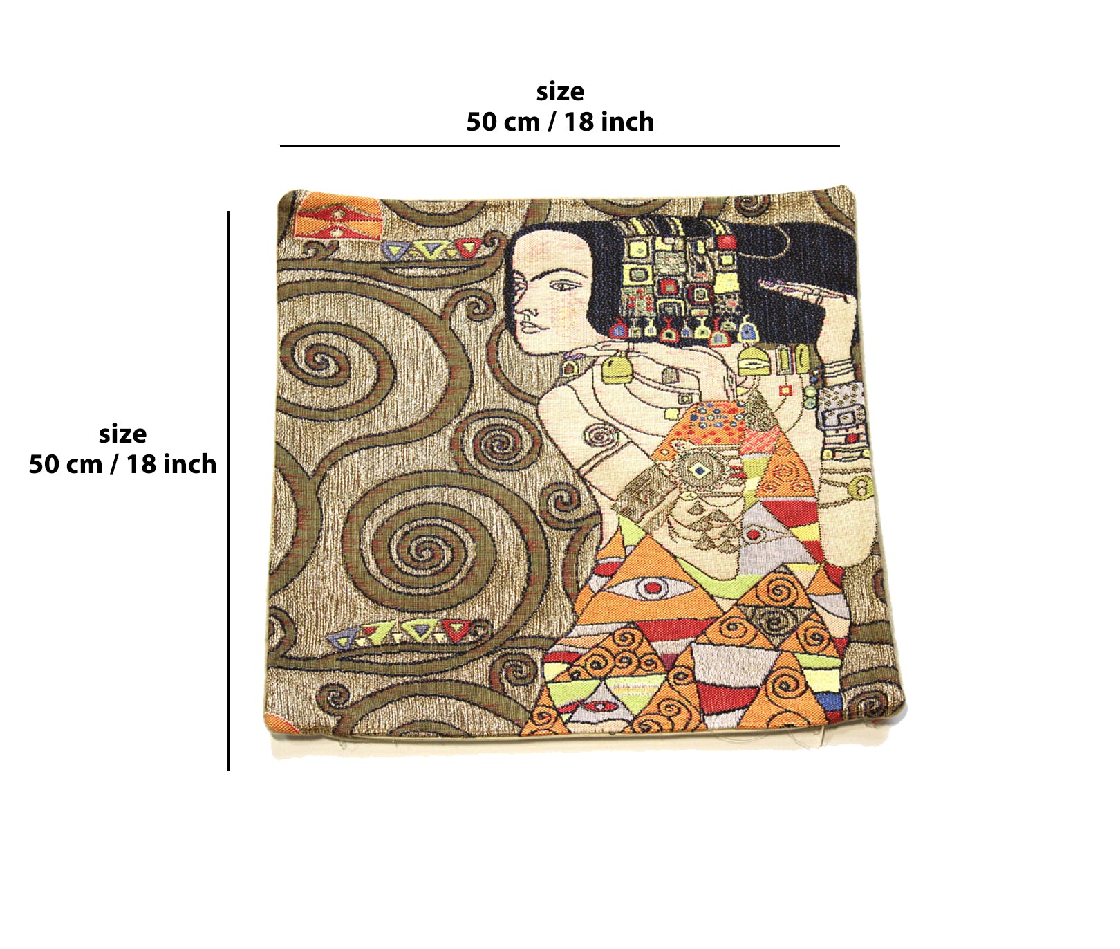 Klimt Or - L'Attente French Tapestry Cushion