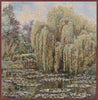 Bridge Monet's Garden  Belgian Tapestry Cushion