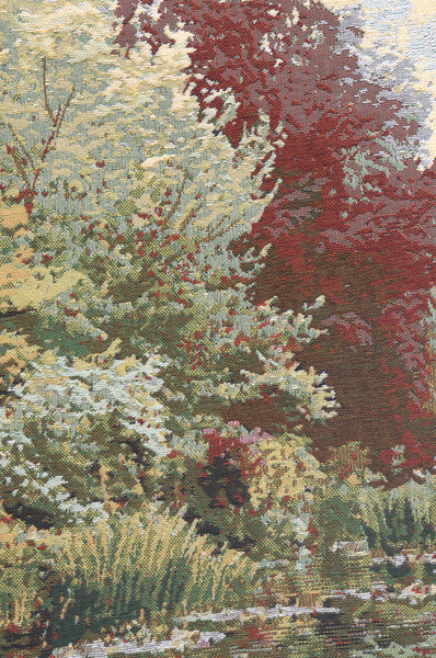 Trees Monet's Garden Belgian Tapestry Cushion