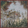 Waterlily Monet's Garden Belgian Tapestry Cushion