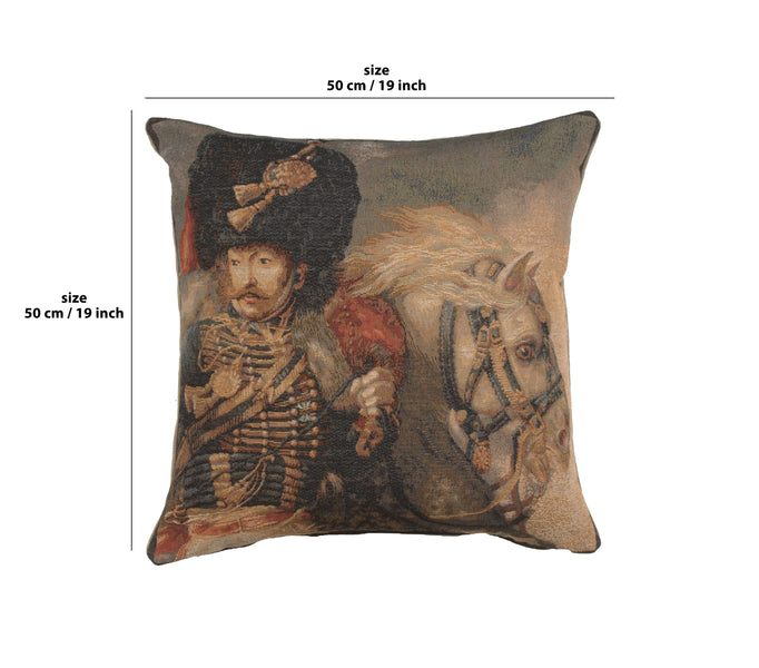 Officer of the Guard French Tapestry Cushion