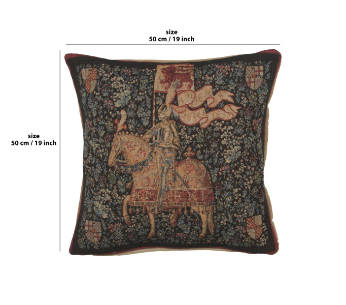 The Knight French Tapestry Cushion