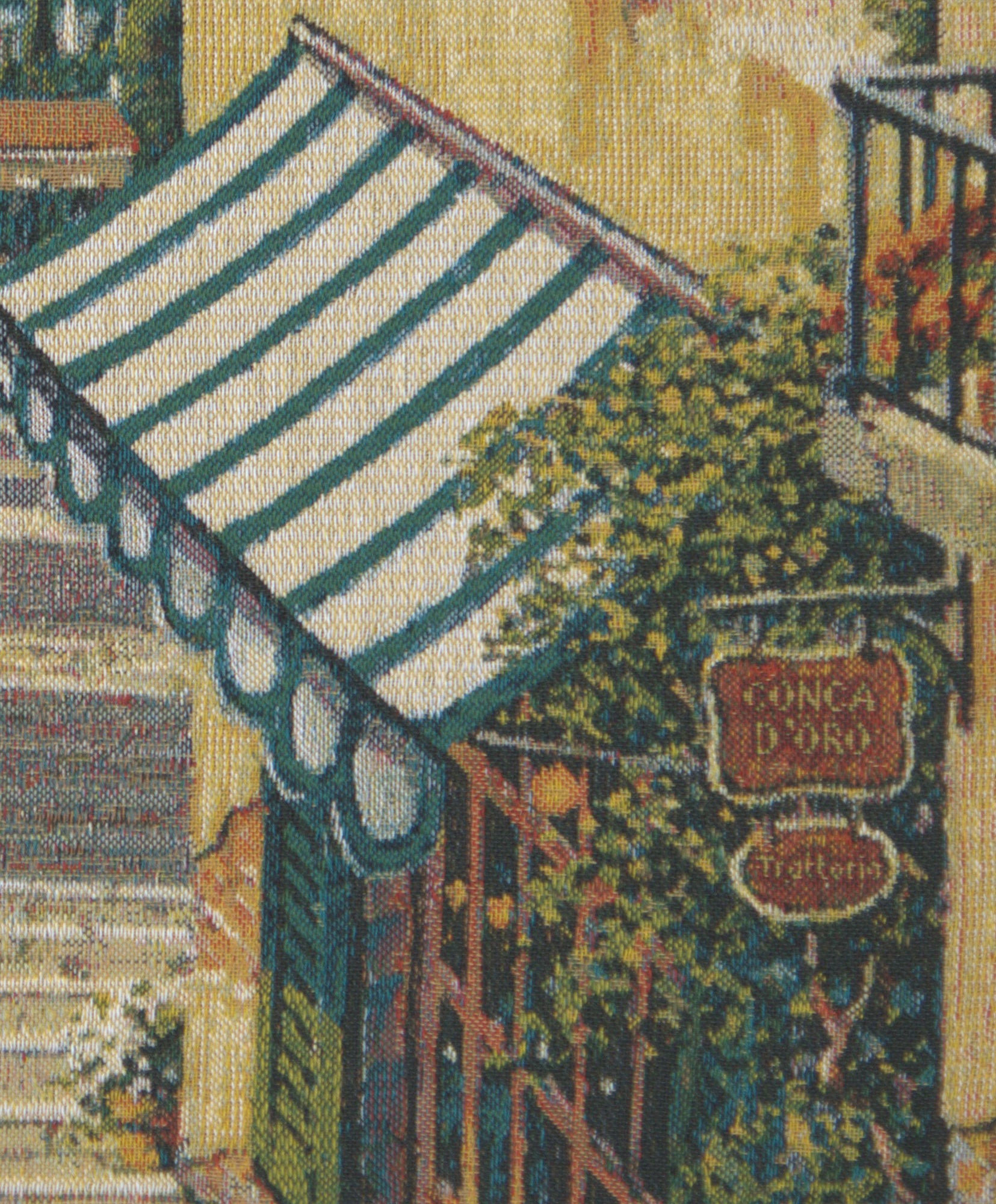 Bellagio Village I Belgian Tapestry Cushion