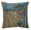 Lakeside Vineyard Right Belgian Tapestry Cushion