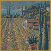 Lakeside Vineyard Right Belgian Tapestry Cushion