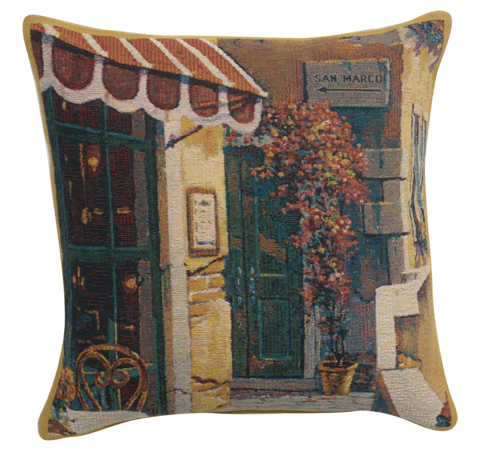 Passage to San Marco I Belgian Tapestry Cushion