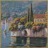 Varenna Reflections Village Left Belgian Tapestry Cushion