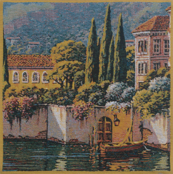 Varenna Reflections Village Right Belgian Tapestry Cushion