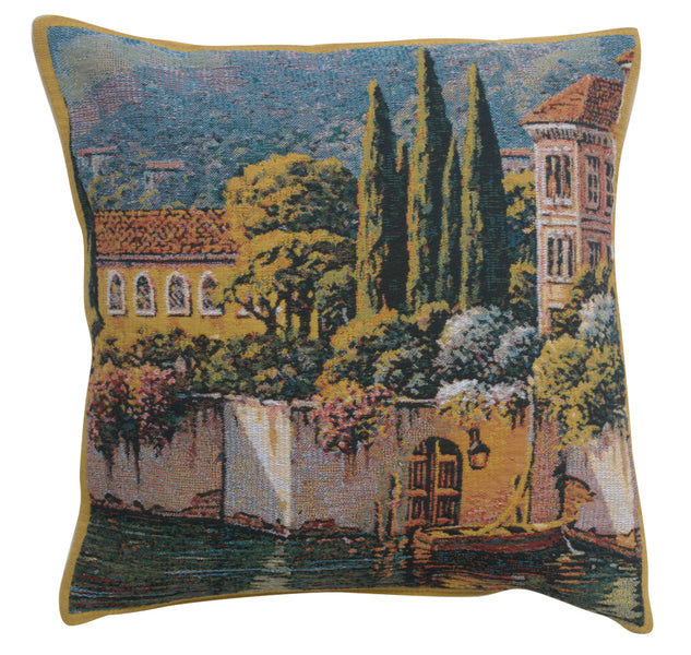 Varenna Reflections Village Right Belgian Tapestry Cushion