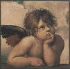 Angels by Raffael left Belgian Tapestry Cushion