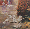 Peacock & Doves Belgian Tapestry Cushion