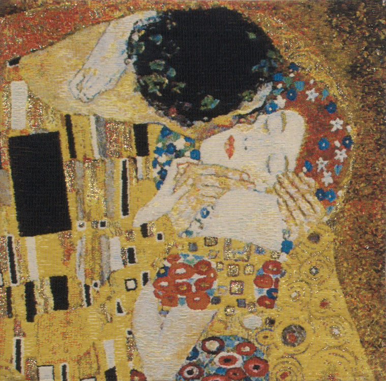 Kiss II Belgian Tapestry Cushion
