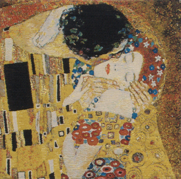 Kiss II Belgian Tapestry Cushion