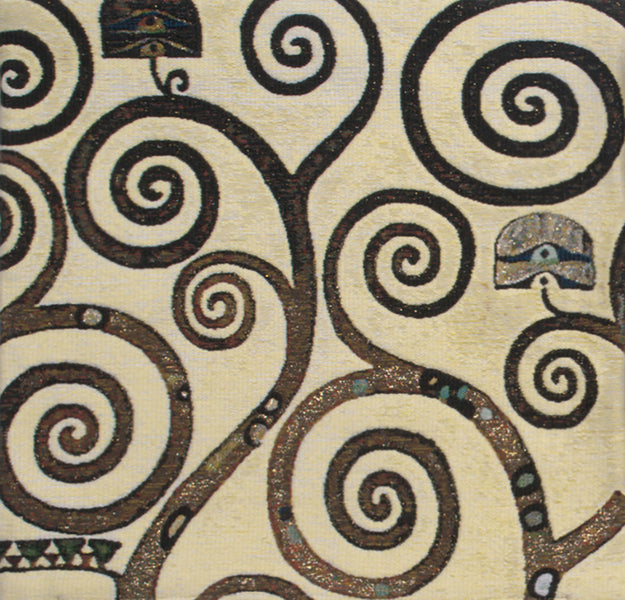 Lebensbaum  Branches Belgian Tapestry Cushion