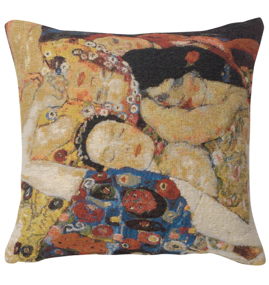 Virgin Faces Belgian Tapestry Cushion