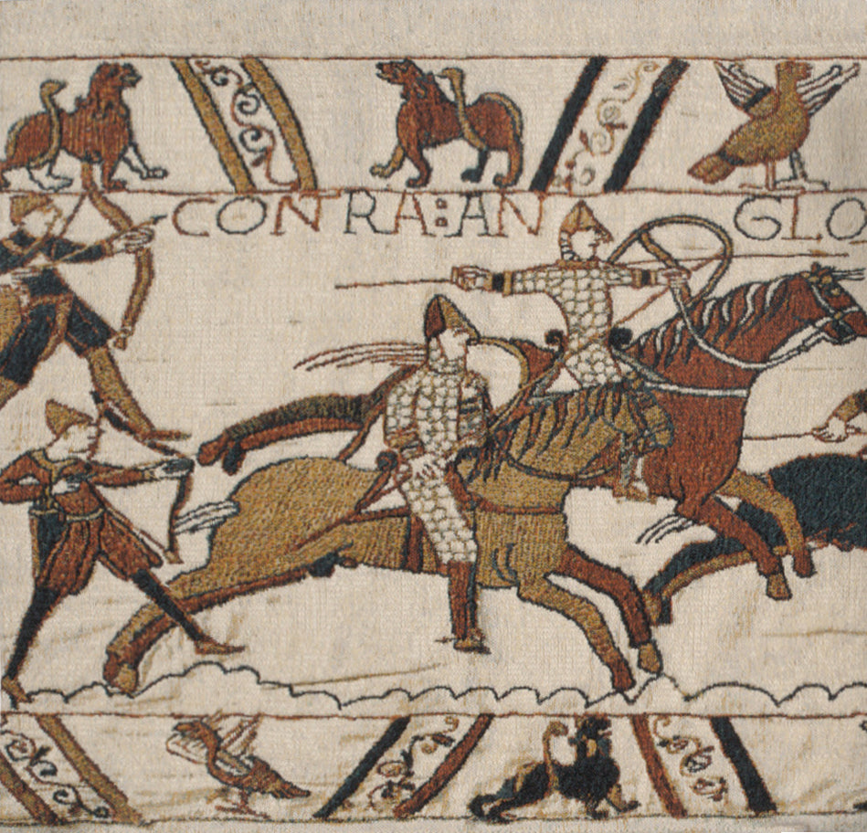 Battle of Hastings I Belgian Tapestry Cushion