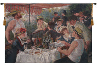 Luncheon of Boating Party Belgian Tapestry Wall Hanging by Pierre- Auguste Renoir