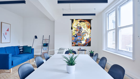 Virgin Klimt Belgian Tapestry Wall Hanging