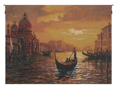 Santa Maria Sunset Belgian Tapestry Wall Hanging