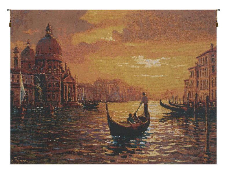 Santa Maria Sunset Belgian Tapestry Wall Hanging