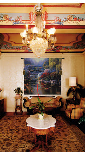 Giverny Pond I Belgian Tapestry Wall Hanging