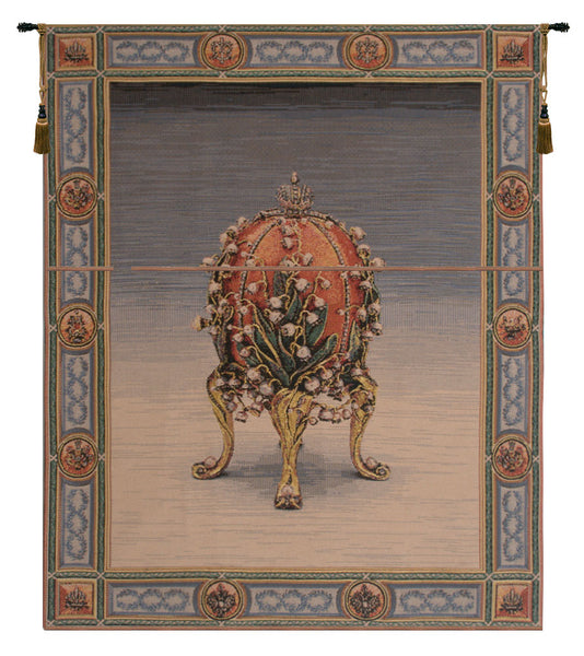 Lily of the Valley - Russian Jewel I Belgian Tapestry Wall Hanging