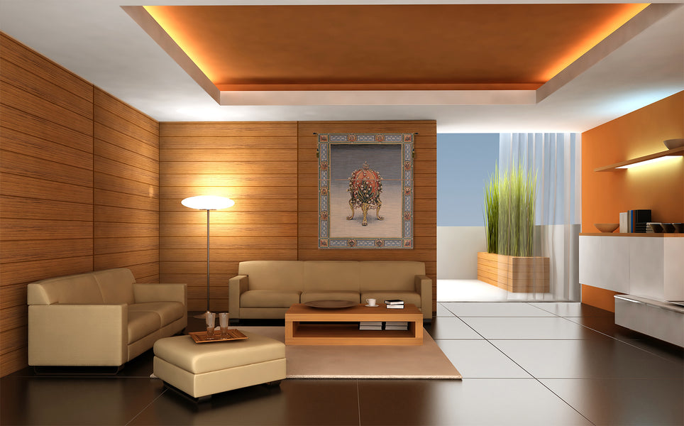 Lily of the Valley - Russian Jewel I Belgian Tapestry Wall Hanging