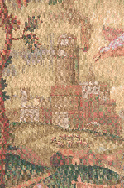 Flamingo Belgian Tapestry Wall Hanging