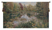 Monet's Garden without Border IV Belgian Tapestry Wall Hanging