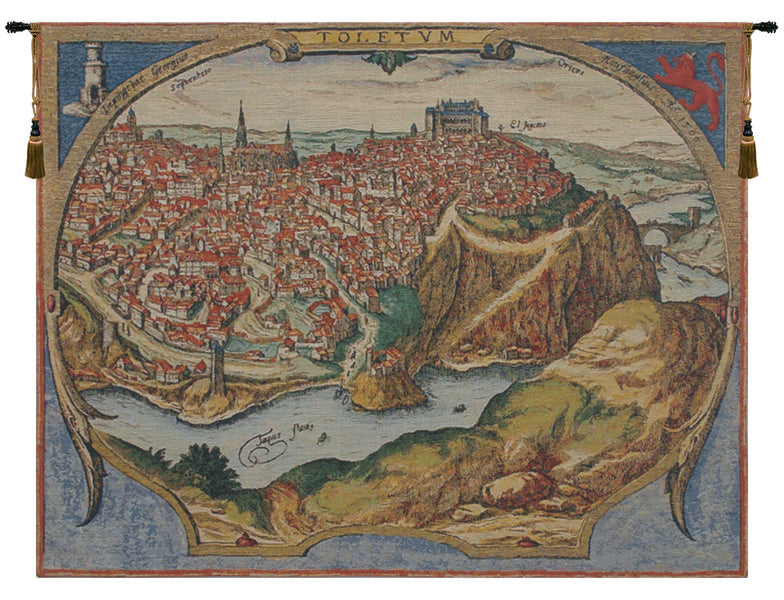 Toledo II Belgian Tapestry Wall Hanging