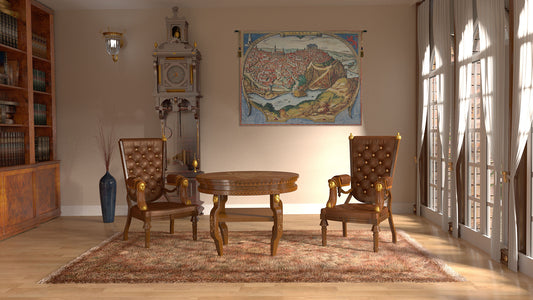 Toledo II Belgian Tapestry Wall Hanging