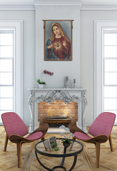 Sacred Heart of Mary European Tapestries