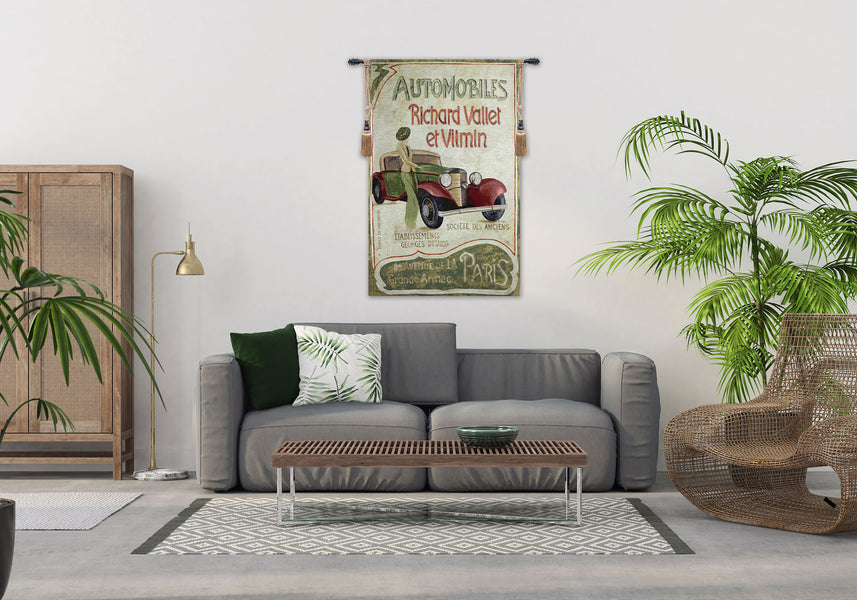 Automobile Club Fine Art Tapestry